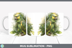 GorgeousParrot Botanicals Mug Wrap design.