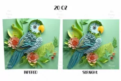 Parrot Tumbler Wrap, 20 oz tumbler wrap, Parrot png, Parrot Tumbler Wrap
