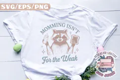 Funny Mom Quote Retro Animals Vintage SVG Mother's Day Tired Product Image 2