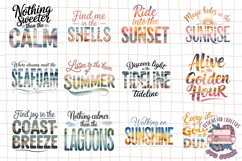 Summer Beach Sea Quote Watercolor Sublimation Bundle 105 PNG Product Image 9