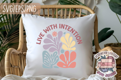 Floral Quote Abstract Boho Aesthetic SVG Motivational Product Image 7