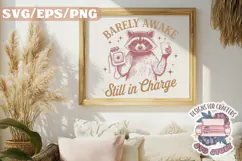 Funny Mom Quote Retro Animals Vintage SVG Mother's Day Tired Product Image 9