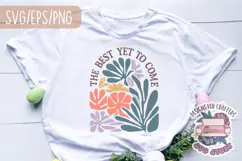 Floral Quote Abstract Boho Aesthetic SVG Motivational Product Image 8