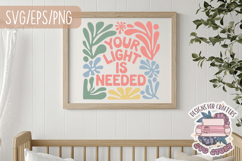 Floral Quote Abstract Boho Aesthetic SVG Motivational Product Image 7