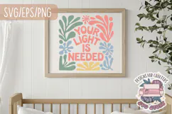 Floral Quote Abstract Boho Aesthetic SVG Motivational Product Image 7