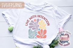 Floral Quote Abstract Boho Aesthetic SVG Motivational Product Image 6