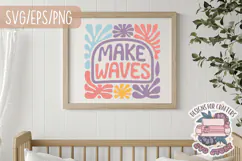 Floral Quote Abstract Boho Aesthetic SVG Motivational Product Image 6