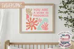 Floral Quote Abstract Boho Aesthetic SVG Motivational Product Image 5