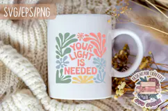 Floral Quote Abstract Boho Aesthetic SVG Motivational Product Image 5