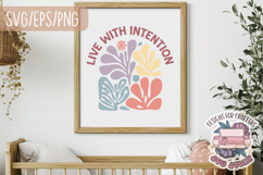 Floral Quote Abstract Boho Aesthetic SVG Motivational Product Image 5