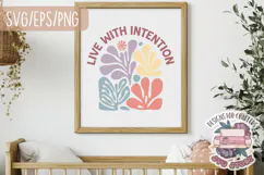 Floral Quote Abstract Boho Aesthetic SVG Motivational Product Image 5
