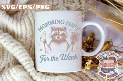 Funny Mom Quote Retro Animals Vintage SVG Mother's Day Tired Product Image 5