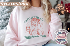 Funny Mom Quote Retro Animals Vintage SVG Mother&#039;s Day Tired Product Image 5
