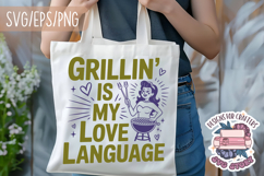 Summer BBQ Pinup Girl T-shirt Design SVG Fuuny Quote Product Image 3