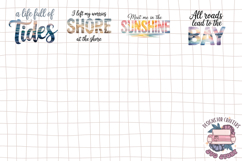 Summer Beach Sea Quote Watercolor Sublimation Bundle 53 PNG Product Image 6
