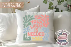 Floral Quote Abstract Boho Aesthetic SVG Motivational Product Image 3
