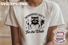 Funny Mom Quote Retro Animals Vintage SVG Mother&#039;s Day Tired Product Image 3