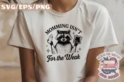 Funny Mom Quote Retro Animals Vintage SVG Mother's Day Tired Product Image 3