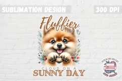 Dogs Sublimation design Funny Quote Pomeranian Doggy PNG Product Image 1