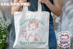 Funny Mom Quote Retro Animals Vintage SVG Mother&#039;s Day Tired Product Image 3