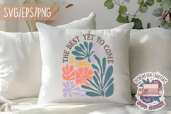 Floral Quote Abstract Boho Aesthetic SVG Motivational Product Image 3