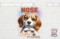 Dogs Sublimation design Funny Quote Beagle Doggy PNG Product Image 1