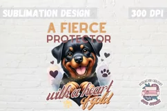 Dogs Sublimation design Funny Quote Rottweiler Doggy PNG Product Image 1