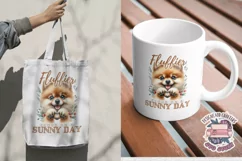 Dogs Sublimation design Funny Quote Pomeranian Doggy PNG Product Image 2