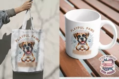 Dogs Sublimation design Funny Quote Boxer Doggy PNG Product Image 2
