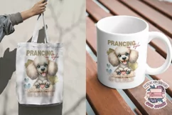 Dogs Sublimation design Funny Quote Poodle Doggy PNG Product Image 2
