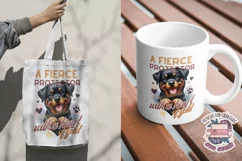 Dogs Sublimation design Funny Quote Rottweiler Doggy PNG Product Image 2