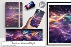 Digital Paper Particles Light Product Image 1