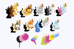 Party Animal 3D SVG Product Image 3