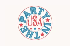 Peace Love Freedom 4th of July SVG, Holiday T-shirt Design Product Image 1