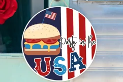 Party in the USA SVG Design,Patriotic SVG,USA Pride Product Image 3