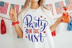 Party In The Usa SVG, 4th Of July SVG Design Product Image 3