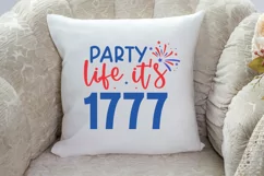 Party life it's 1777 SVG,Liberty SVG,United States SVG Product Image 3