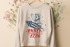 Party Like Its 1776 SVG, Funny 4th of July Goose PNG Design Product Image 3