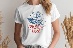 Party Like Its 1776 SVG, Funny 4th of July Goose PNG Design Product Image 2