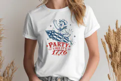 Party Like Its 1776 SVG, Funny 4th of July Goose PNG Design Product Image 2