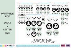 panda-themed party decorations