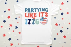 Partying Like It's 1776 SVG, 4th Of July SVG Design Product Image 3