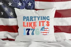 Partying Like It's 1776 SVG, 4th Of July SVG Design Product Image 2