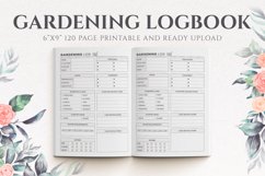 Gardening Logbook,6x9 inches 120 Pages Ready to Upload Product Image 1