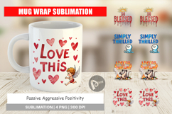 Pastel Snark Mug Wrap Product Image 1