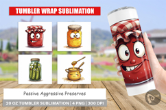 Aggressive Preserves Tumbler Product Image 1