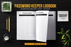 Password Keeper Logbook KDP Interior - Low Content Book Product Image 1