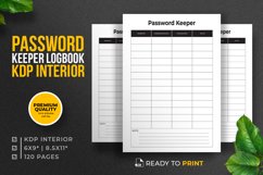Password Keeper Logbook KDP Interior - Low Content Book Product Image 2