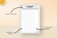 Password Keeper Printable | A4 Password | A5 Password | US Product Image 3
