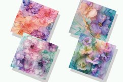 Pastel Alcohol Ink Digital Paper Bundle Product Image 2